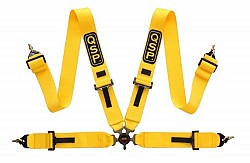 QSP QRB334 YELLOW Safety harness Budget (3+3"), FIA, 4 point, yellow