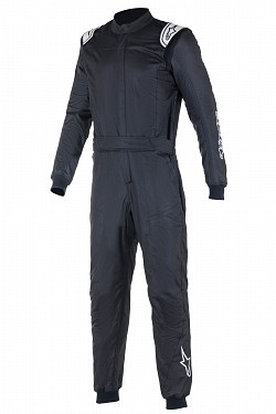 ALPINESTARS 3352722_10_60 ATOM Race suit, FIA 8856-2018, black, size 60