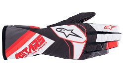 ALPINESTARS 3553122_1293_S RACE S V2 GRAPHIC Karting gloves, kids, red/white/anthracite/red, size S