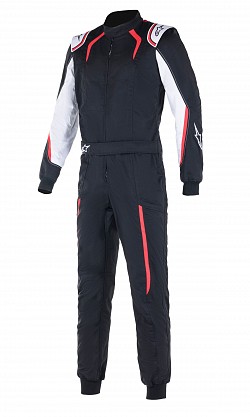 ALPINESTARS 3353017_123_50 KMX 5 Kart suit, CIK, black/white/red, size 50