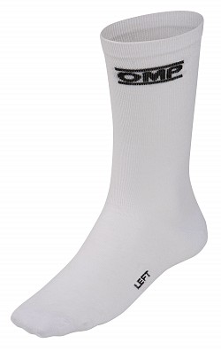OMP IAA/776020L TECNICA Socks my2022, FIA 8856-2018, white, size L