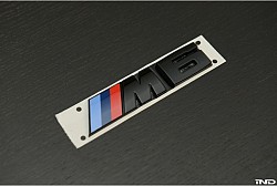 IND F12/F13 M6 К-т шильдов на крышку багажника для BMW F13 M6 (Gloss black)