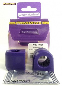 POWERFLEX PF69-303-20 Втулки заднего стабилизатора для SUBARU IMPREZA GC 20мм (2 шт)