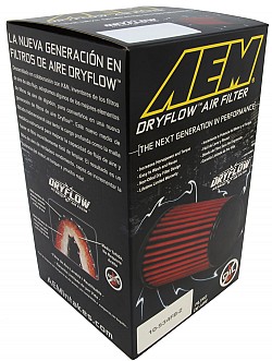 AEM 21-2057DK DryFlow Air Filter Kit 4" x 7"