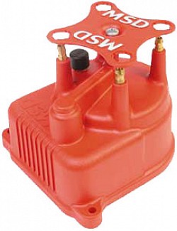 MSD Ignition 8296 Distributor Cap, Stock HONDA Civic, 1.5/6L 92-97 Red