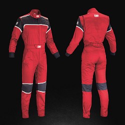 OMP NB157806162 Mechanic suit BLAST, red/black, size 62