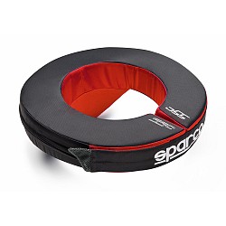 SPARCO 001602RSNR Neck collar ROUND (karting), red/black