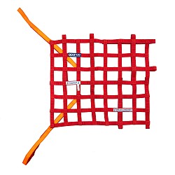 SPARCO 002192FA-R Window safety nets (FIA) 50x52, red