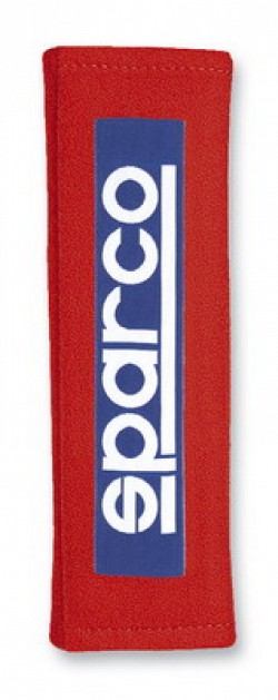SPARCO 01098S3R Накладки на ремни (не огнеустойчивые, 3") SHOULDER PADS, красный, 2 шт