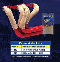 THERMO-TEC 11246 High Velocity Exhaust Jackets 4 cyl.