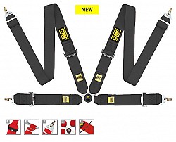 OMP DA801F71 Safety harnesses (FIA) 801F, 4 points 3"3", black