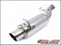 AMS A0069A-2A MITSUBISHI EVO VIII/IX 3" Full Stainless Steel JDM Bumber Catback Exhaust