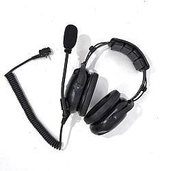 DENCOM AN-501V Headset for the Vertex radio station (PTT button on the cup)