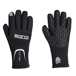 SPARCO 00258NR1S Gloves CRW, neoprene (rain), black, size S