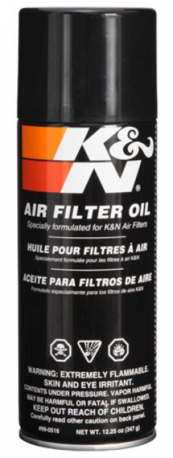 K&N 99-0516 Air Filter Oil - 12.25oz - AerosolFilter OIL; 12.25 OZ AEROSOL SPRAY