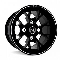 NO LIMIT WHEELS L3601NL22P Wheel Venom Gloss Black 14X6 4X137 3+3 - Can Am / Kawasaki