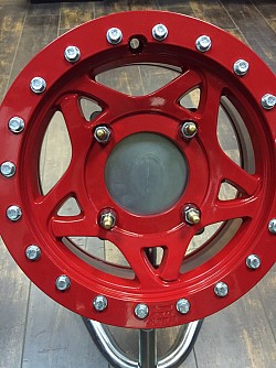 WALKER EVANS 91460BLMB-RR Диск колесный 14x6 Polaris RZR 1000 красный с красным бэдлоком