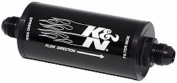 K&N 81-1001 Fuel/Oil Filter IN-LINE GAS Filter - 8AN-25 MICRON