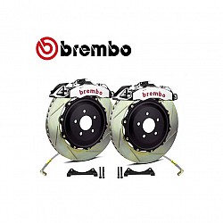 BREMBO 1M2.9018A Тормозная система 6-поршн. перед 380x32 для LEXUS LS460 (Slotted/Black Caliper)