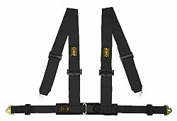 OMP DA508071 RACING 4M harness, 4 point, 3"-2", hooks, Black
