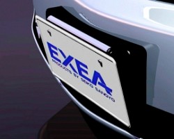 EXEA EX-45 Racing bracket for front license plate