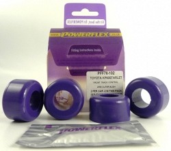 POWERFLEX PFF76-102 x2 Front Outer Bushing To Rear Roll Bar TOYOTA Starlet KP60 RWD