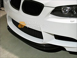 AUTOTECKNIC BM-0014 Carbon CRT Aero Front Lip BMW E90 M3, E92 M3 (Vacuumed Carbon)