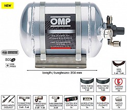 OMP CESAL3 Extinguisher system (FIA) CESAL3, electric, aluminium, 1,3l, diam.160mm, AFFF