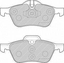 FERODO FDS1499 Brake pads front MINI MINI (R50, R53)