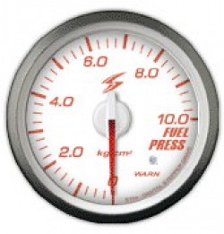 STRI CS6005W Датчик давления топлива 60 мм (белый циферблат, красная подсветка)