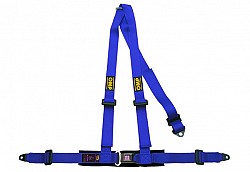 OMP DA504041 Safety harnesses ROAD 3, 4 points 2", blue