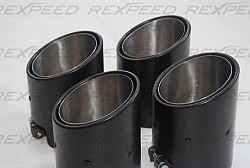 ARD 152496 Exhaust tips for NISSAN R35 GT-R, Z34 370Z (dry carbon)