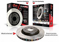 DBA 4419S Rear brake Disc 300mm MITSUBISHI EVO 4-9 (BREMBO 300x22x58) 4000 T3 Slot