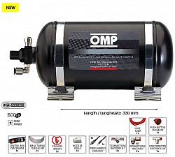 OMP CESST1 Extinguisher system (FIA) CESST1, electric, steel, 4,25L, diam.160mm, AFFF