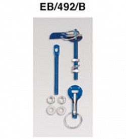 OMP EB/492/B Bonnet pins, stainless steel, blue