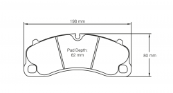 PAGID 4924-RST1 Front brake pads PORSCHE 991 Turbo, GT3, 981 GT4 (iron)