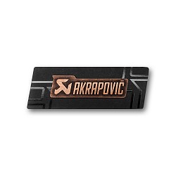 AKRAPOVIC 800910 Copper sign badge