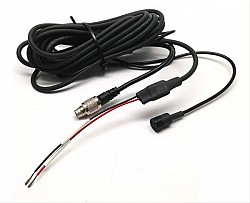 AIM V02566080 2 mt external power cable + Integrated external microphone harness