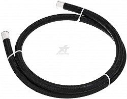 ARD AR0724-8-M PTFE Stainless Steel Braided Hose (with Black nylon line Braided cover) AN8