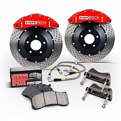 STOPTECH 82.867.4K00.72 BBK 1PC ROTOR-EXPORT ONLY DRILLED/ST40 RED TOYOTA FJ CRUISER '07+