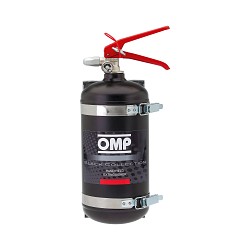 OMP CAB/319 Extinguisher (in compliance with FIA rules), steel, 2,4kg, diam.130mm, AFFF