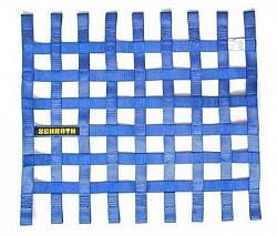 SCHROTH 09053-1 Сетка на окно 400 mm x 405 mm (15.75“ x 16“) без креплений (синяя) SFI/FIA
