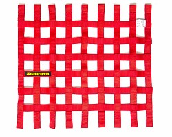SCHROTH 09053-2 Window Net 400 mm x 405 mm (15.75 “x 16“) (red) without hardware