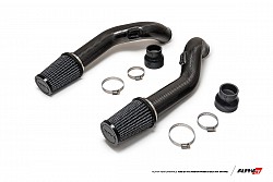 AMS ALP.07.08.0008-1 ALPHA GT-R Carbon Fiber Intake pipes for stock manifold turbos