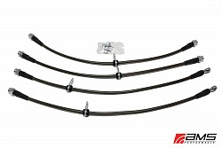AMS 04.01.0004-1 AMS EVO X Stainless steel brake lines all four