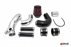 AMS 04.08.0004-1 AMS EVO X Polished Cold Air intake pipe complete kit With breather bungs