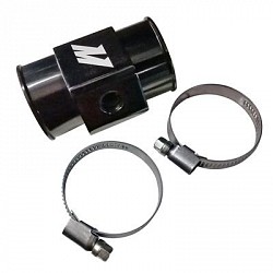 MISHIMOTO MMWHS-38-BK Water Temperature Sensor Adapter - 38mm - Black, Silver, Gold