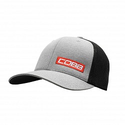 COBB CO-CAP-GRAY-MESH COBB Tuning Mesh 2-Tone Stretch Cap - Heather/Black