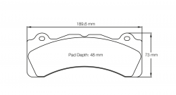 PAGID 8061-RSC1 Brake pads RSC 1