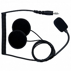 ZERONOISE 6300005 Radio helmet kit for Jet helmet, Male Nexus 4 PIN, Microphone Flex Boom, no Earcups